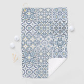 Mediterranean Tiles, Moroccan, Majolica, Azulejo Golfhandtuch (Insitu)