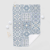Mediterranean Tiles, Moroccan, Majolica, Azulejo Golfhandtuch (Insitu)