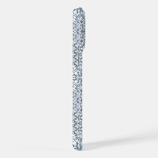 Mediterranean Tiles, Moroccan, Majolica, Azulejo iPhone Hülle (Rechte Seite)