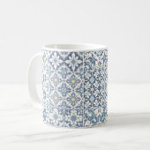 Mediterranean Tiles, Moroccan, Majolica, Azulejo Kaffeetasse (Vorderseite Links)