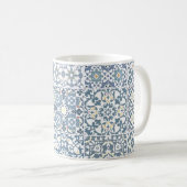 Mediterranean Tiles, Moroccan, Majolica, Azulejo Kaffeetasse (VorderseiteRechts)