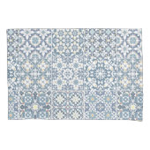 Mediterranean Tiles, Moroccan, Majolica, Azulejo Kissenbezug (Vorderseite)