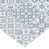 Mediterranean Tiles, Moroccan, Majolica, Azulejo Kurzer Tischläufer (Ecke)