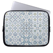 Mediterranean Tiles, Moroccan, Majolica, Azulejo Laptopschutzhülle (Vorderseite)