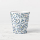 Mediterranean Tiles, Moroccan, Majolica, Azulejo Milchtasse (Vorderseite)