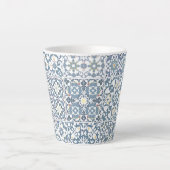 Mediterranean Tiles, Moroccan, Majolica, Azulejo Milchtasse (Vorderseite)