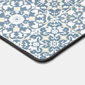 Mediterranean Tiles, Moroccan, Majolica, Azulejo Schreibtischunterlage (Ecke)