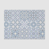 Mediterranean Tiles, Moroccan, Majolica, Azulejo Seidenpapier (Vorderseite)