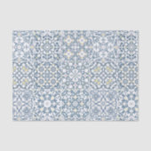 Mediterranean Tiles, Moroccan, Majolica, Azulejo Seidenpapier (Vorderseite)