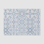 Mediterranean Tiles, Moroccan, Majolica, Azulejo Seidenpapier (Vorderseite)