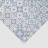 Mediterranean Tiles, Moroccan, Majolica, Azulejo Seidenpapier (Ausschnitt)