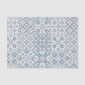 Mediterranean Tiles, Moroccan, Majolica, Azulejo Seidenpapier (Vorderseite)