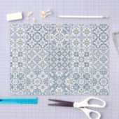 Mediterranean Tiles, Moroccan, Majolica, Azulejo Seidenpapier (Handwerk)