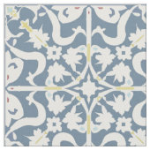 Mediterranean Tiles, Moroccan, Majolica, Azulejo Stoff (Nahaufnahme)
