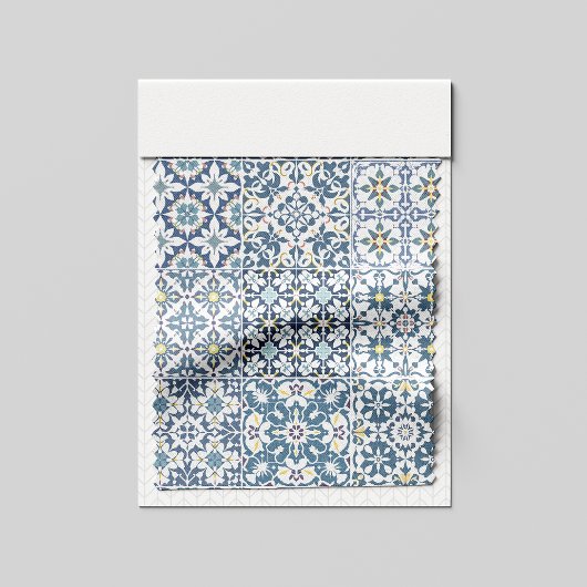 Mediterranean Tiles, Moroccan, Majolica, Azulejo Stoff