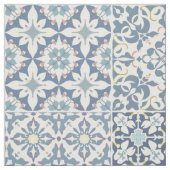 Mediterranean Tiles, Moroccan, Majolica, Azulejo Stoff (Muster)