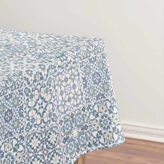 Mediterranean Tiles, Moroccan, Majolica, Azulejo Tischdecke (Beispiel)