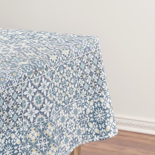 Mediterranean Tiles, Moroccan, Majolica, Azulejo Tischdecke (Beispiel)