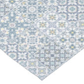 Mediterranean Tiles, Moroccan, Majolica, Azulejo Tischdecke (Schrägansicht)