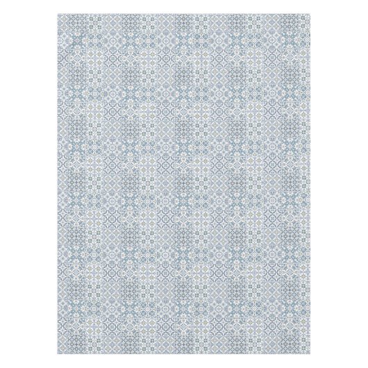 Mediterranean Tiles, Moroccan, Majolica, Azulejo Tischdecke (Vorderseite)