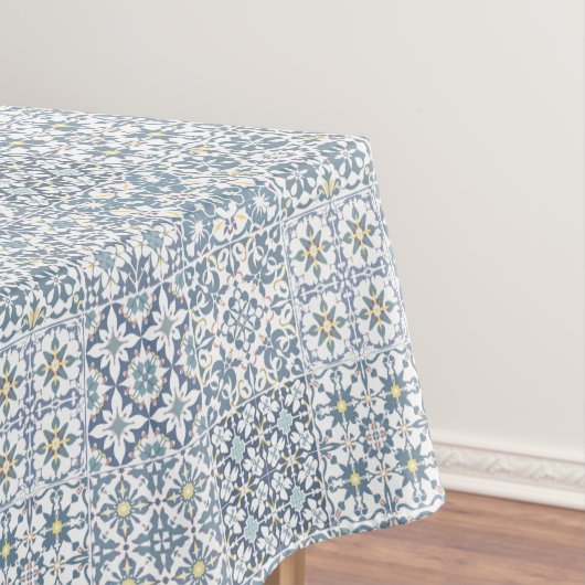 Mediterranean Tiles, Moroccan, Majolica, Azulejo Tischdecke (Beispiel)