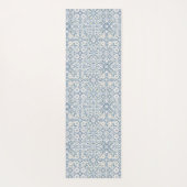 Mediterranean Tiles, Moroccan, Majolica, Azulejo Yogamatte (Rückseite)