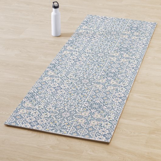 Mediterranean Tiles, Moroccan, Majolica, Azulejo Yogamatte (Beispiel)