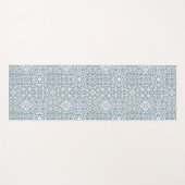 Mediterranean Tiles, Moroccan, Majolica, Azulejo Yogamatte (Vorderseite (Horizontal))