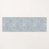 Mediterranean Tiles, Moroccan, Majolica, Azulejo Yogamatte (Vorderseite (Horizontal))