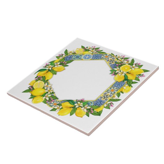 Mediterranean Traditional Pattern Ceramic Tile Fliese (Seite)