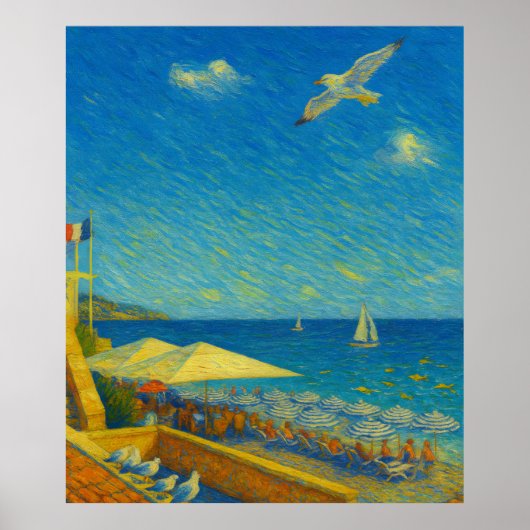 #MediterraneanArt #Cityscape #UrbanArt #TravelPost Poster (Vorne)