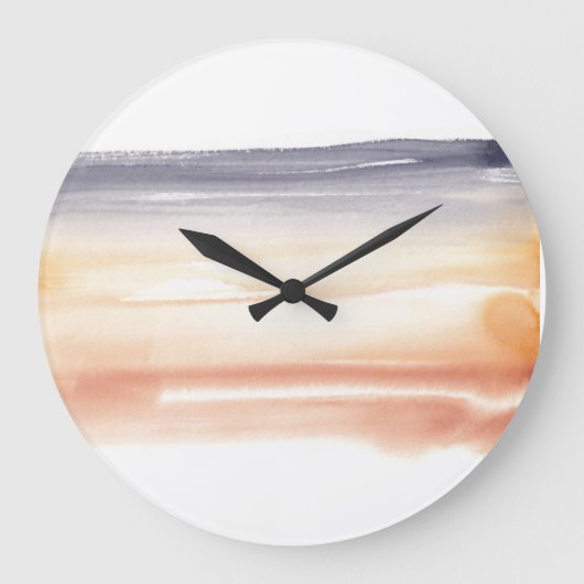 "Mediterráneo" Große Wanduhr (Vorderseite)