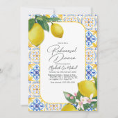 Mediterraner Charm Lemon Italienische Probe Abende Einladung (Vorderseite)