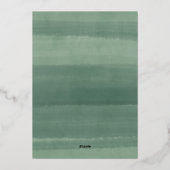 Mediterraner Garten Erste Heilige Kommune Folieneinladung (Rückseite)