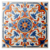 Mediterraner Garten Fliese (Vorderseite)