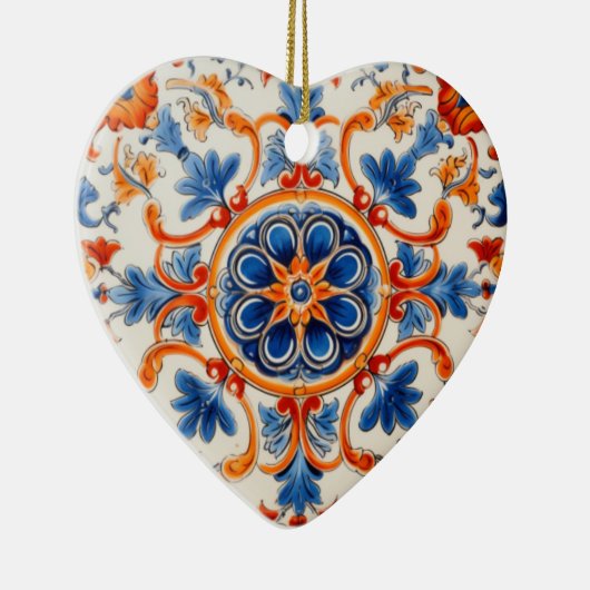 Mediterraner Garten Keramik Ornament (Rechts)