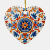 Mediterraner Garten Keramik Ornament (Vorne)