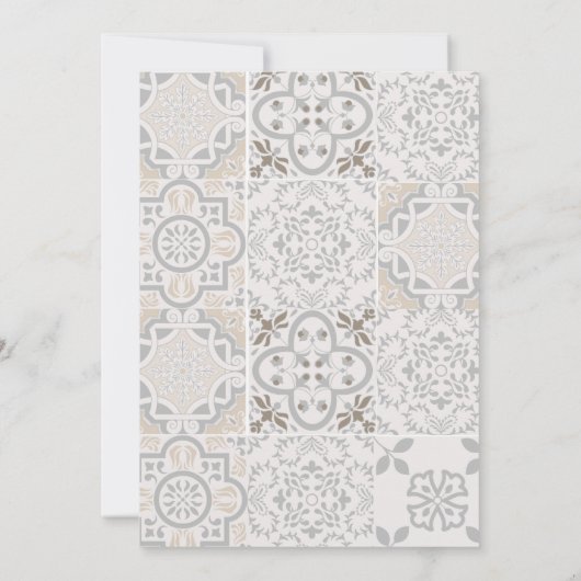 Mediterraner Lemon 40. Geburtstag Einladung (Rückseite)