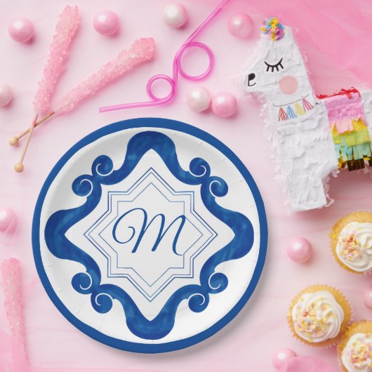 mediterraner Stil Pappteller (Party)