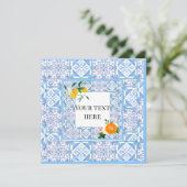 mediterraner Stil, Zitrone, Amalfi-Stil Ankündigung (Stehend Vorderseite)