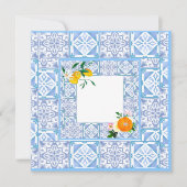 mediterraner Stil, Zitrone, Amalfi-Stil Save The Date (Vorderseite)