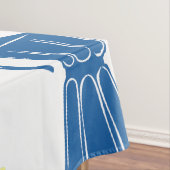 mediterraner Strandpicknick Meeresfrüchte Krabbe Tischdecke (Beispiel)