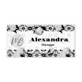 Mediterranes Blickfeld Modernes Business Personali Gummistempel (Prägung)