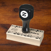 Mediterranes Blickfeld Modernes Business Personali Gummistempel