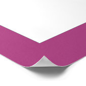 Mediterranes Bougainvillea Wedding Willkommenszeic Poster (Ecke)