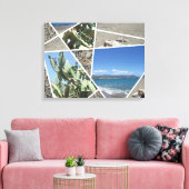 Mediterranes Collage Design Leinwanddruck (Insitu (Wohnzimmer))
