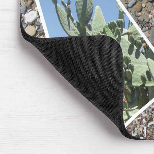 Mediterranes Collage Design Mousepad (Ecke)