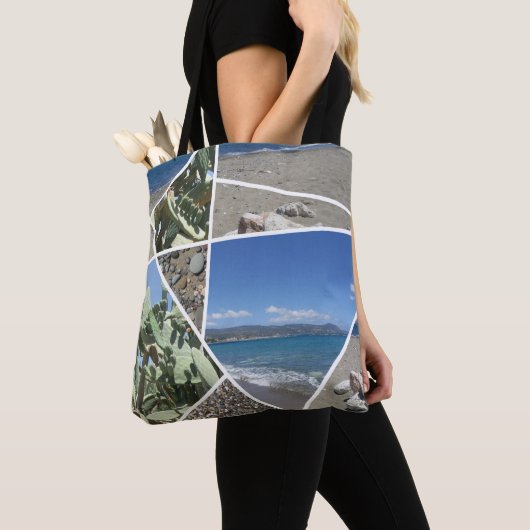 Mediterranes Collage Design Tasche (Von Nahem)