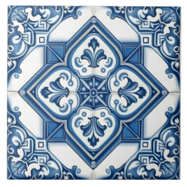 mediterranes Dekorationsmuster Fliese