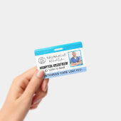 Mediterranes Foto Strand Ausweis (Handheld)